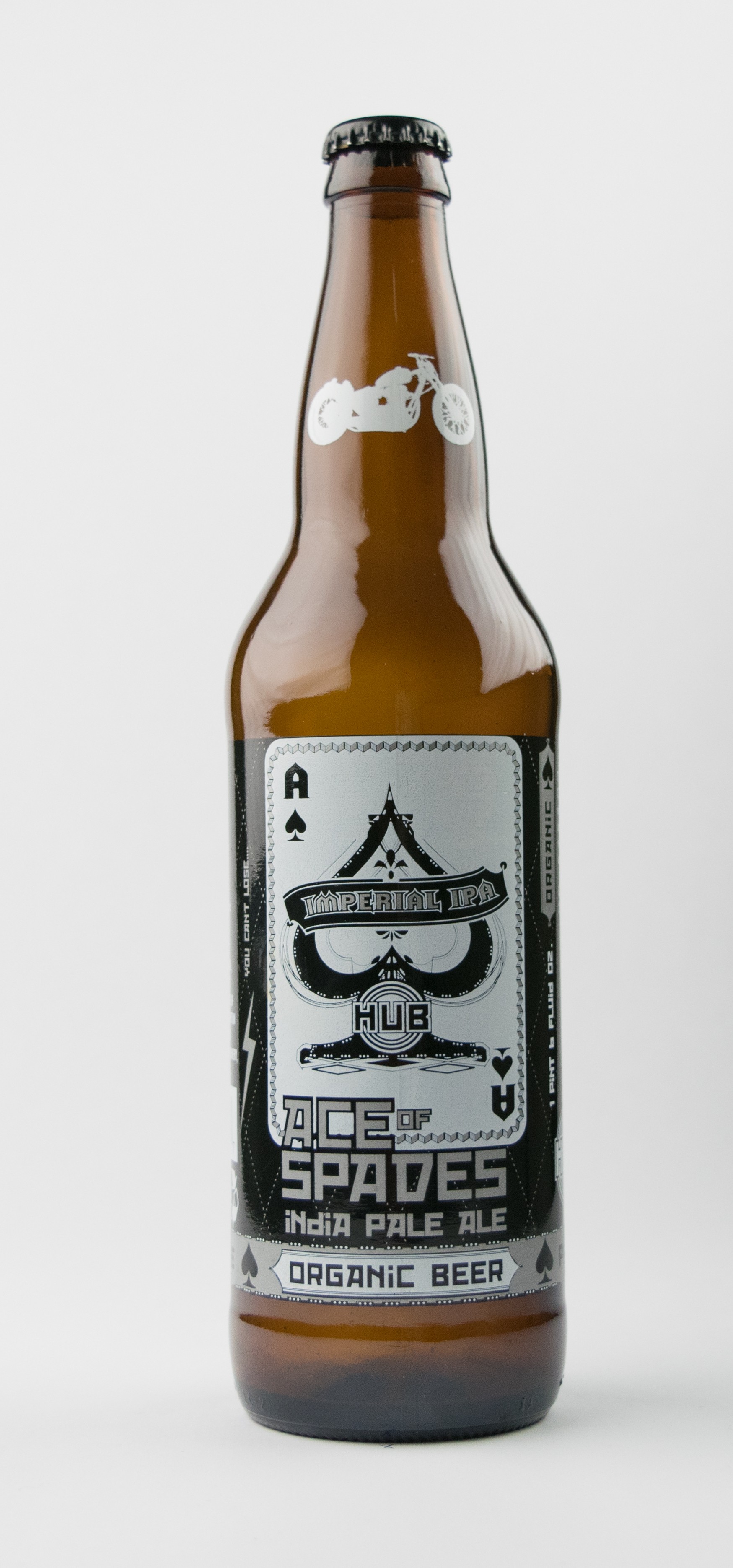 Hopworks Ace of Spades white spade bottle The Gallery