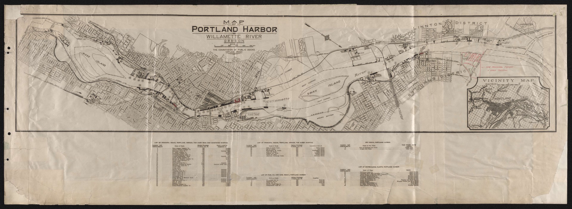 willamette river map