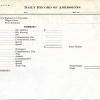 DAILY RECORD OF ADMISSIONS