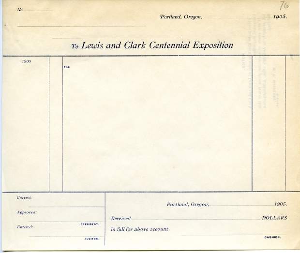 To Lewis and Clark Centennial Exposition
